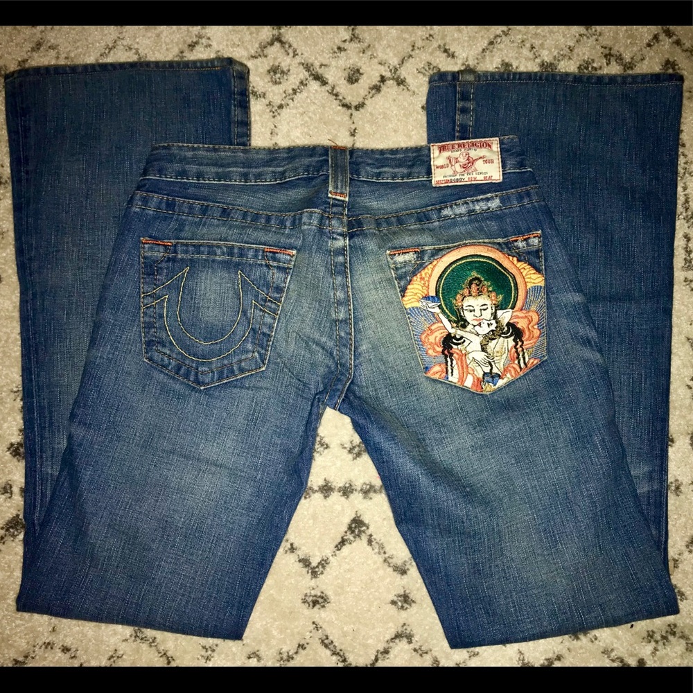 True Religion embroidered jeans